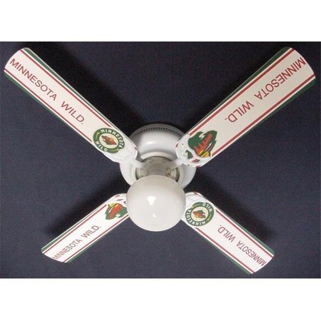 CEILING FAN DESIGNERS Ceiling Fan Designers 42FAN-NHL-MIN New NHL MINNESOTA WILD HOCKEY Ceiling Fan 42" 42FAN-NHL-MIN